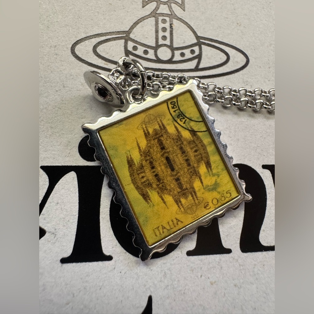 Vivienne Westwood stamp necklace Vintage Limited Edition Only 150/pcs produced